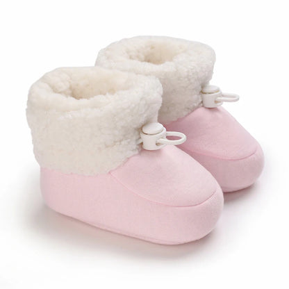 🧣❄️ Bottillons d’Hiver Bébé – Coton Chaud &amp; Semelle Antidérapante – Premiers Pas – 0 à 18 Mois™