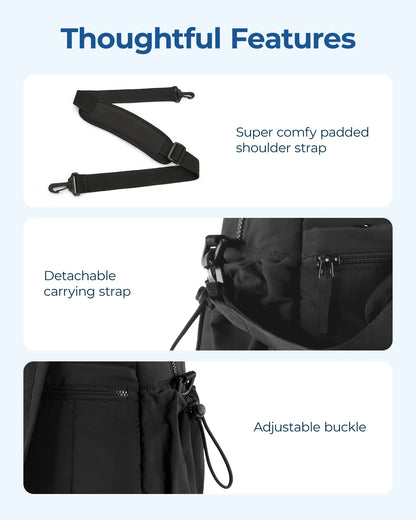 🎒 Sac de Voyage BAGSMART Femme – Grand Format avec Bandoulière™ - Planète bébé