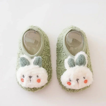 🧸🐰 Chaussons Bébé Hiver – Lapin Cartoon Doux &amp; Antidérapants – 1 à 3 Ans™