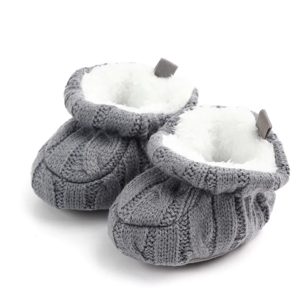 Chaussons Tricotés "Cocon de Douceur" – Maille Souple &amp; Intérieur Coton