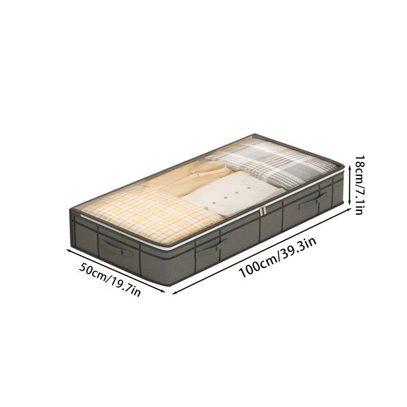 🧺 Sac de Rangement Pliable Grande Capacité – Pour Vêtements, Couettes et Plus™ - Planète bébé