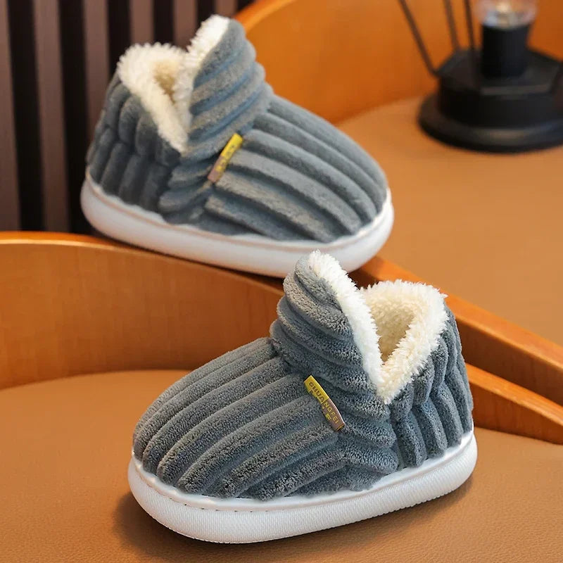 Chaussons Douillets "Pattes de Bonheur" – Doublure Peluche &amp; Semelle Sécurité