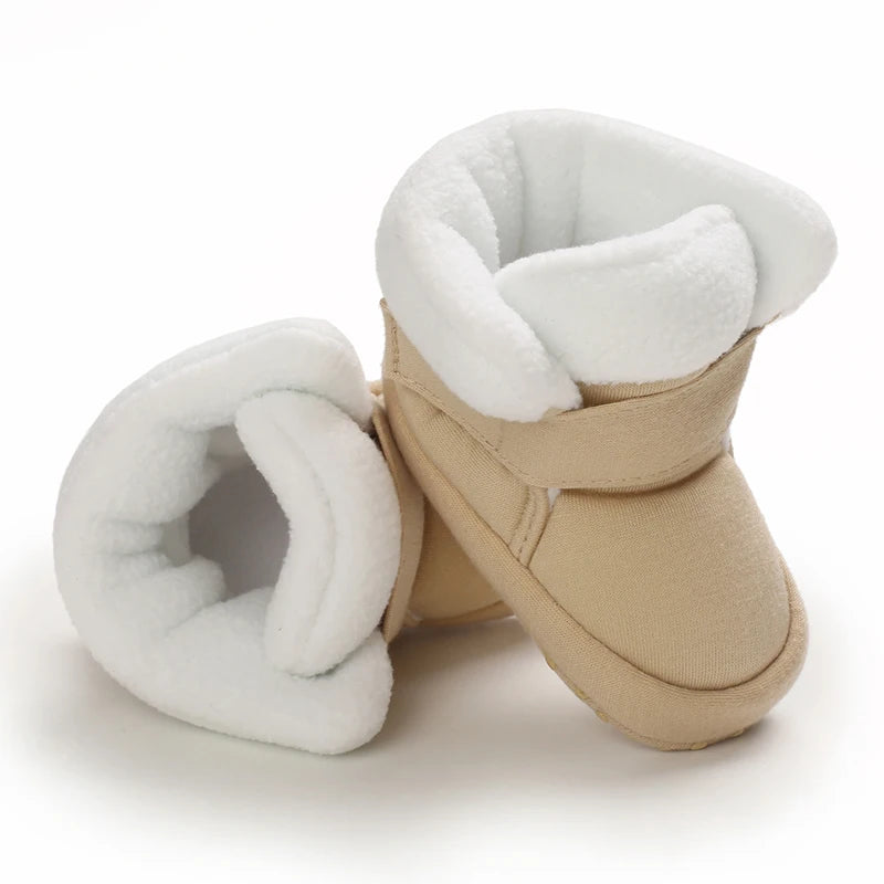 🧸❄️ Chaussures d’Hiver Bébé – Premiers Pas Antidérapants – Doublure Coton Chaud – Motif Cartoon™ - Planète bébé