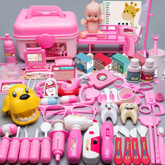 Set de Jeu Docteur pour Enfants – Mallette de Simulation avec Accessoires Médicaux - Planète bébé
