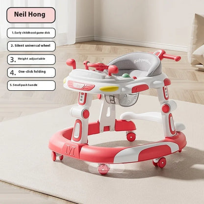 Trotteur Bébé Anti-Basculement Multifonction™ – Pliable, Stable et Parfait pour l’Apprentissage de la Marche