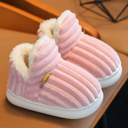 Chaussons Douillets "Pattes de Bonheur" – Doublure Peluche &amp; Semelle Sécurité
