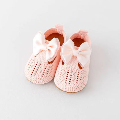 👶✨ Chaussures Bébé Fille – Nœud Papillon – Semelle Antidérapante ™ - Planète bébé