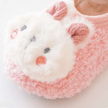 🧸🐰 Chaussons Bébé Hiver – Lapin Cartoon Doux &amp; Antidérapants – 1 à 3 Ans™