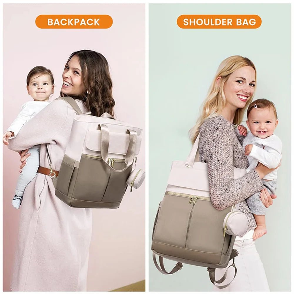 Sac à dos maternité étanche tapis à langer inclus - Planète bébé