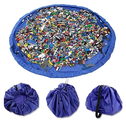 🎒🧸 Tapis de Jeu et Sac de Rangement pour Jouets – Grand Format Durable &amp; Pliable – Idéal Enfants &amp; Parents™ - Planète bébé