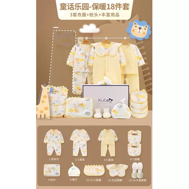 Ensemble Bébé 100 % Coton 18/20/22 Pièces™