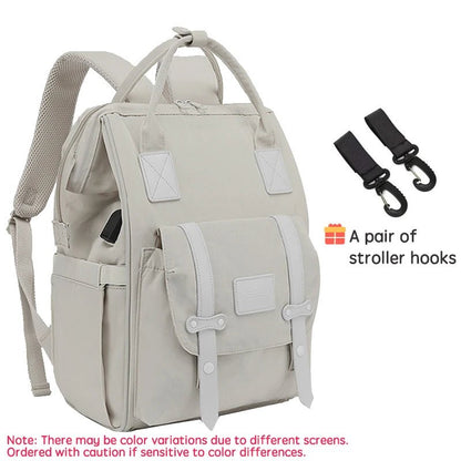 🎒 Sac à Langer PANGDUBE – Sac à Dos Maternité Étanche avec Crochets Poussette™ - Planète bébé