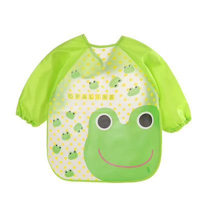 Bavoir Manche Longue Waterproof en EVA pour Bébé – Tablier de Repas Anti-Taches – Ultra Léger &amp; Facile à Nettoyer™