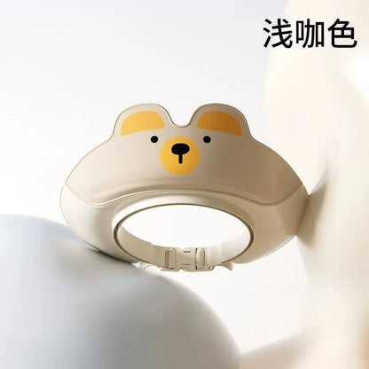 Casquette de Bain Anti-Éclaboussures pour Bébé™ – Visière de Douche Ajustable, Protection des Oreilles et du Visage