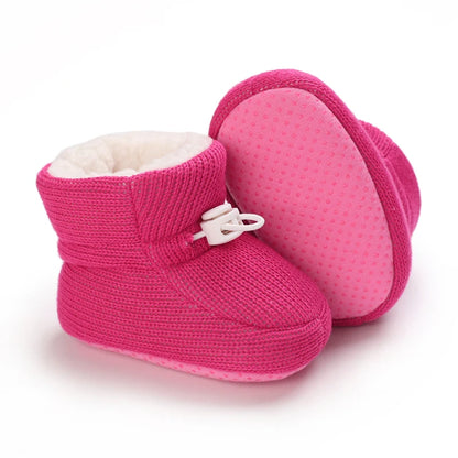 🧣❄️ Bottillons d’Hiver Bébé – Coton Chaud &amp; Semelle Antidérapante – Premiers Pas – 0 à 18 Mois™