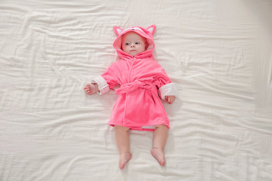 🛁 Peignoir de Bain Enfant à Capuche – Motif Cartoon – Cape de Bain Douce &amp; Confortable™ - Planète bébé