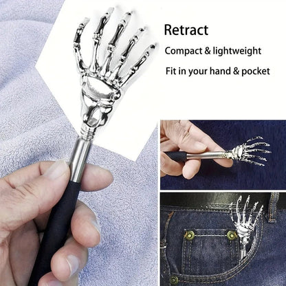🖐️ Grattoir de Dos Télescopique – Portable &amp; Extensible – Acier Inoxydable™ - Planète bébé