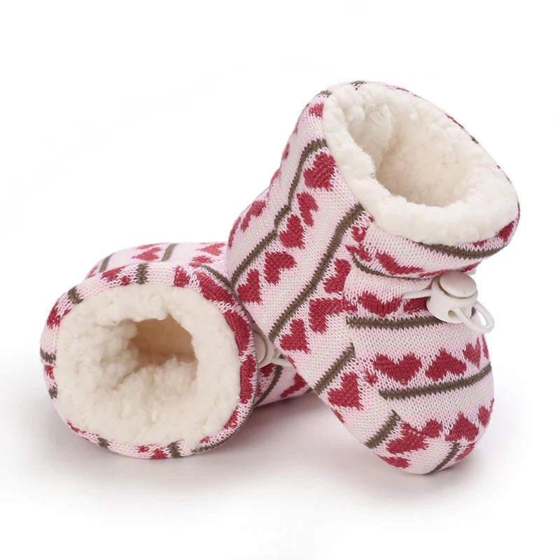 🧣❄️ Bottillons d’Hiver Bébé – Coton Chaud &amp; Semelle Antidérapante – Premiers Pas – 0 à 18 Mois™