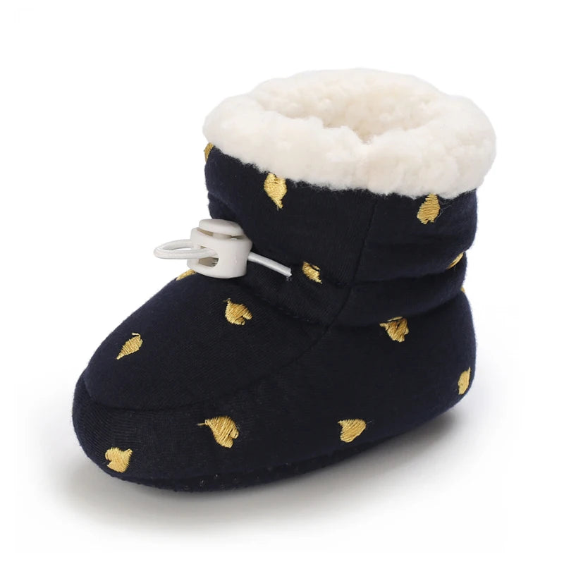🧣❄️ Bottillons d’Hiver Bébé – Coton Chaud &amp; Semelle Antidérapante – Premiers Pas – 0 à 18 Mois™