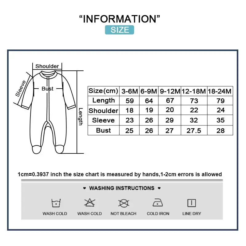 🧸❄️ Combinaison Bébé Chaude à Manches Longues – Automne &amp; Hiver – 100% Coton Uni™ - Planète bébé