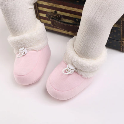 🧣❄️ Bottillons d’Hiver Bébé – Coton Chaud &amp; Semelle Antidérapante – Premiers Pas – 0 à 18 Mois™
