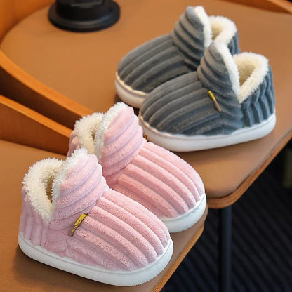 Chaussons Douillets "Pattes de Bonheur" – Doublure Peluche &amp; Semelle Sécurité