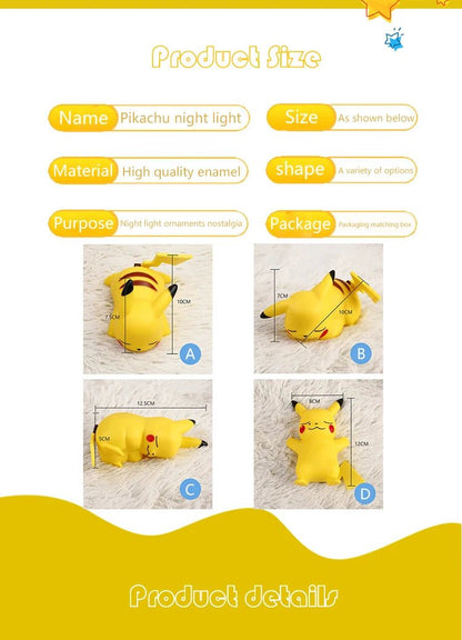 Veilleuse Pikachu Enfant – Lampe de Nuit - Planète bébé
