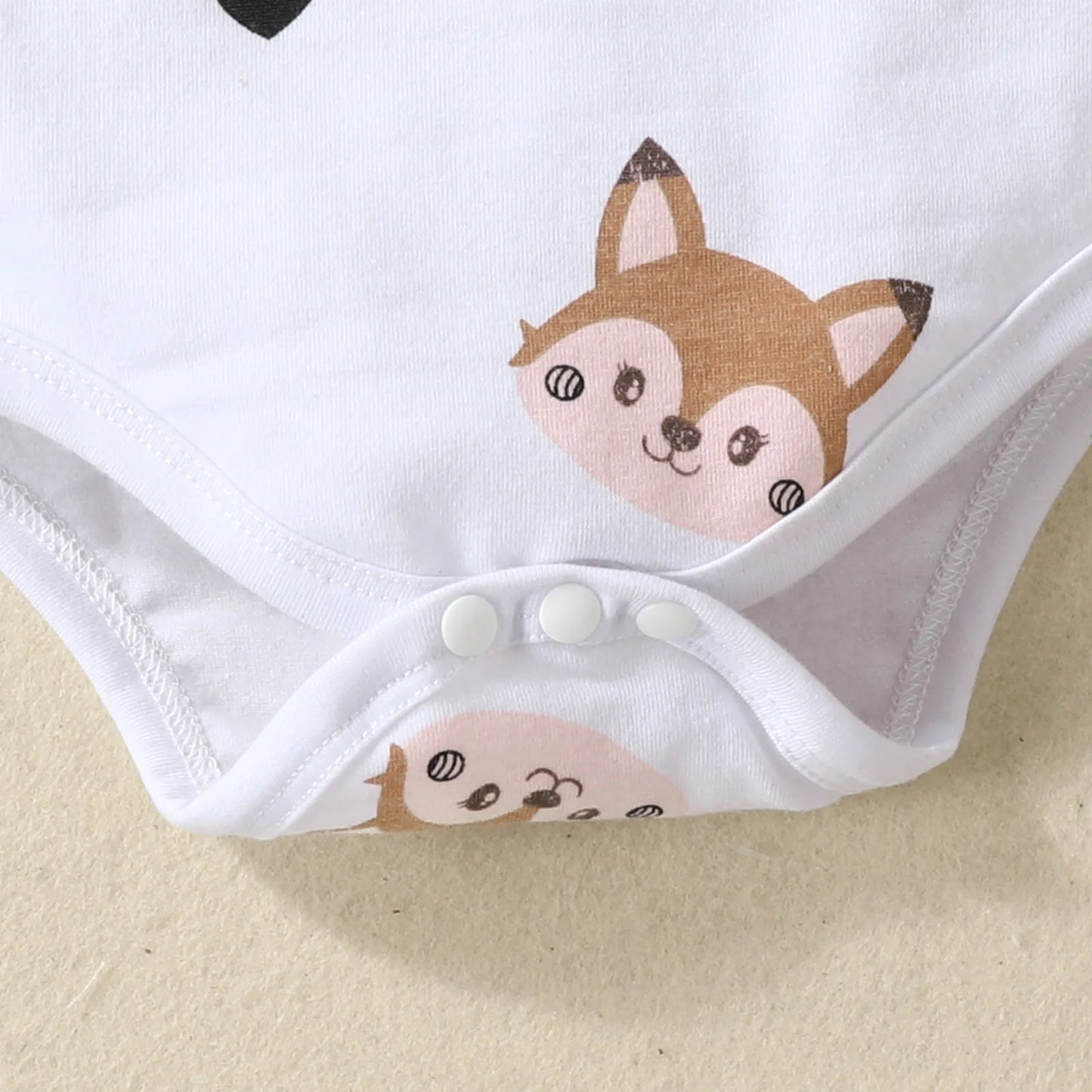 🎀🦊 Ensemble Bébé Fille 2 Pièces – Body à Manches Longues + Robe Renard avec Nœud – Automne/Hiver – ROMPERBO™ - Planète bébé