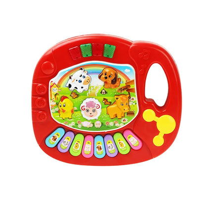 Jouet Musical Bébé avec Sons d’Animaux – Piano Éducatif Lumineux™