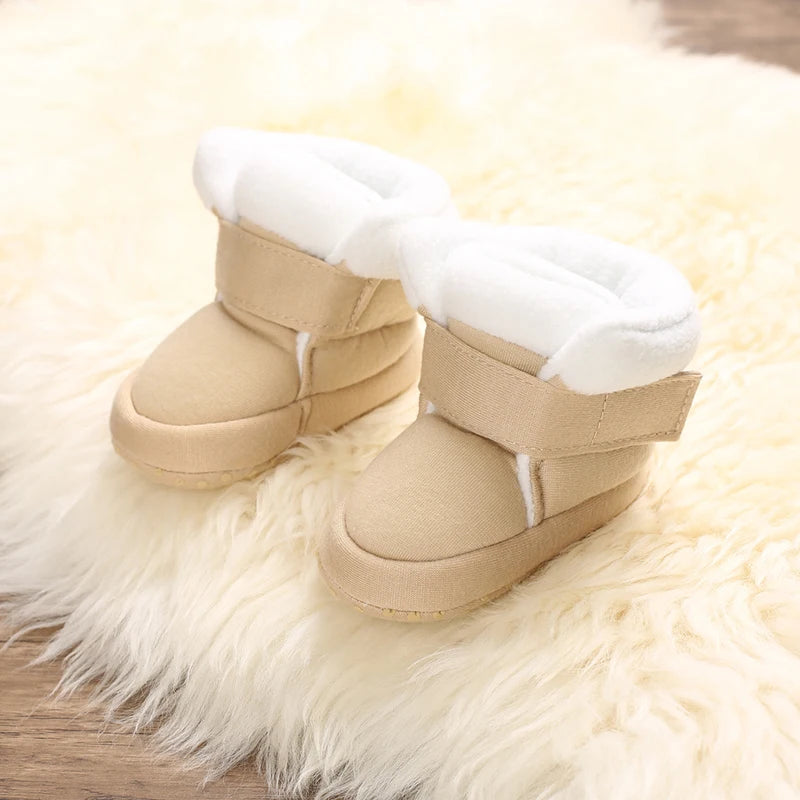 🧸❄️ Chaussures d’Hiver Bébé – Premiers Pas Antidérapants – Doublure Coton Chaud – Motif Cartoon™ - Planète bébé