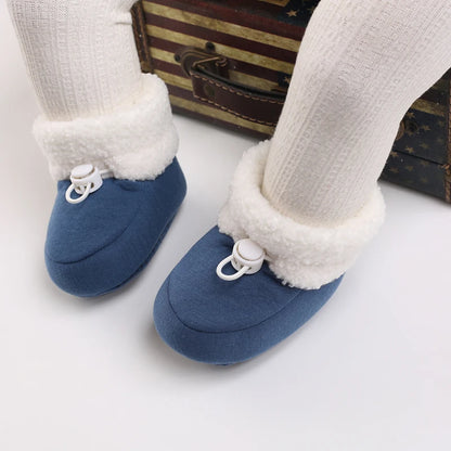 🧣❄️ Bottillons d’Hiver Bébé – Coton Chaud &amp; Semelle Antidérapante – Premiers Pas – 0 à 18 Mois™