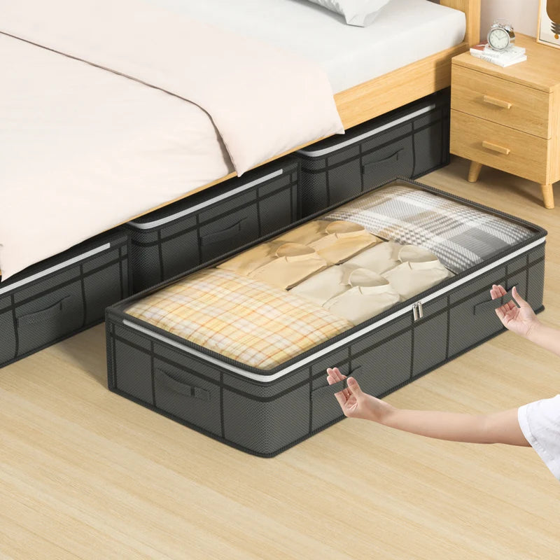 🧺 Sac de Rangement Pliable Grande Capacité – Pour Vêtements, Couettes et Plus™