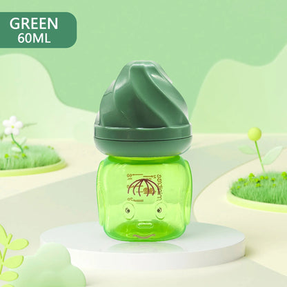 🍼 Mini Biberon Portable 60ML pour Nouveau-né – Sans BPA – Idéal Jus, Lait ou Soins Nourrisson™ - Planète bébé