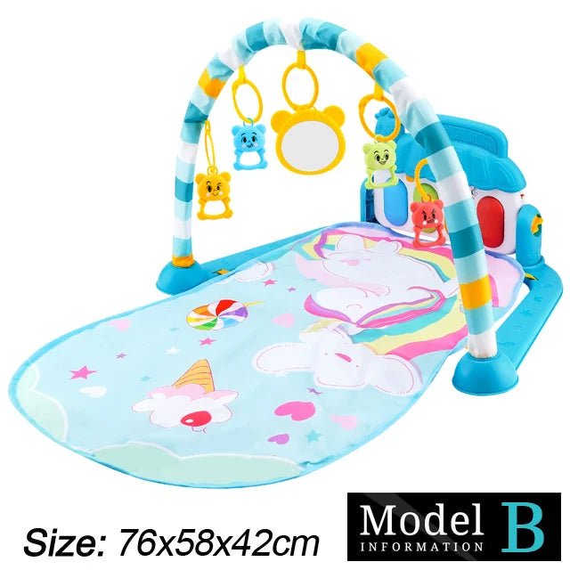 Tapis d’Éveil Musical Bébé – Gym d’Activité avec Piano - Planète bébé