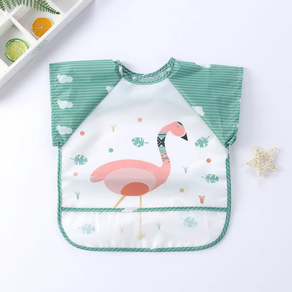 Bavoir Manche Longue Waterproof en EVA pour Bébé – Tablier de Repas Anti-Taches – Ultra Léger &amp; Facile à Nettoyer™