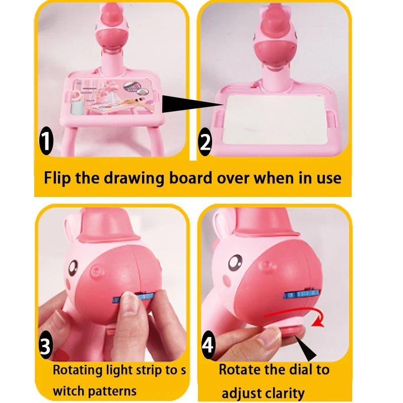 Table de dessin projecteur LED enfant - Planète bébé