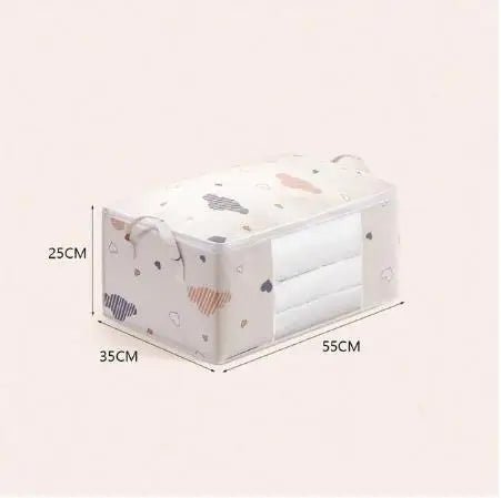 🧳 Grand Sac de Rangement Pliable – Organiseur pour Vêtements, Couvertures &amp; Literie – Poignées Renforcées + Fermeture Éclair Robuste™ - Planète bébé