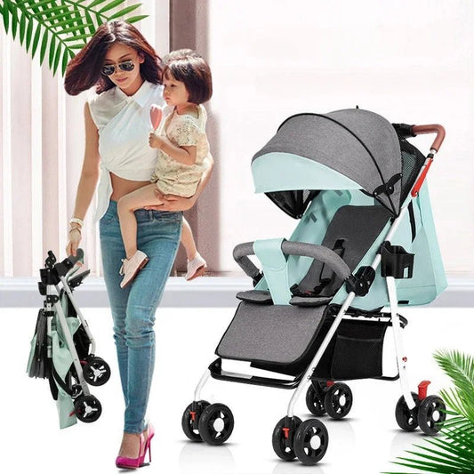 ✈️ Poussette Bébé Ultra - Légère – Compacte &amp; Compatible Avion – Position Allongée – Pliable en Un Clic™ - Planète bébé