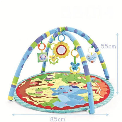 Tapis d’Éveil Bébé avec Arche &amp; Jouets Détachables – Développement Sensoriel™