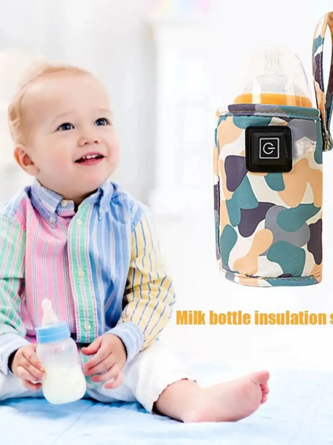 🍼❄️ Chauffe-Biberon USB Nomade – Housse Isotherme pour Biberon – Idéal pour l’Hiver &amp; les Déplacements™ - Planète bébé