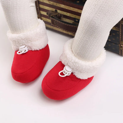 🧣❄️ Bottillons d’Hiver Bébé – Coton Chaud &amp; Semelle Antidérapante – Premiers Pas – 0 à 18 Mois™