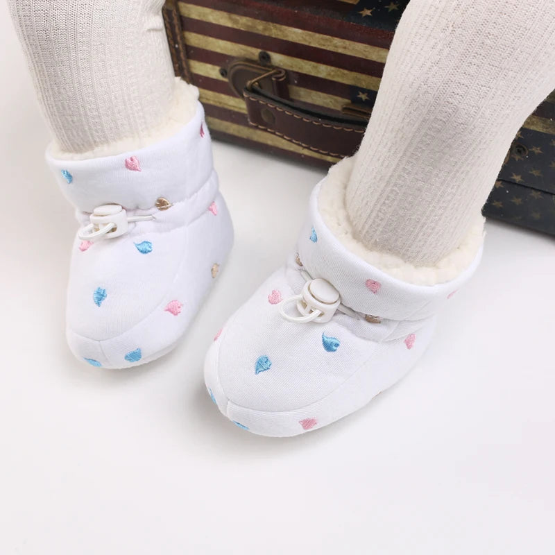 🧣❄️ Bottillons d’Hiver Bébé – Coton Chaud &amp; Semelle Antidérapante – Premiers Pas – 0 à 18 Mois™