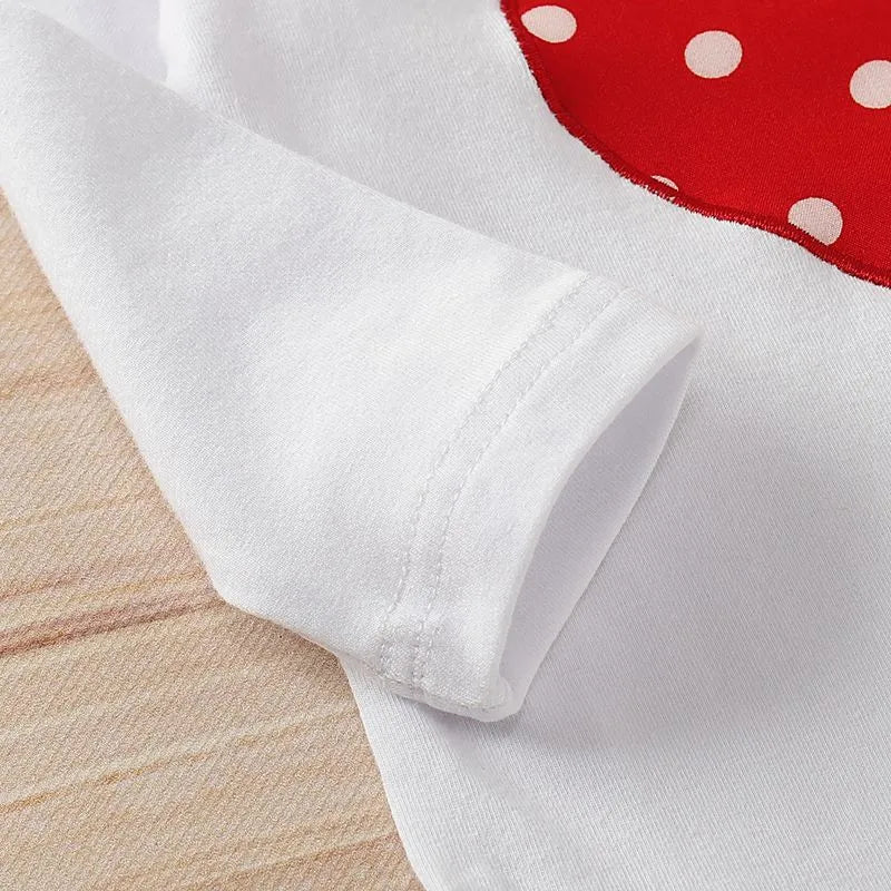 🎀 Ensemble 3 Pièces Bébé Fille – Romper Cœur ❤️ + Pantalon + Bandeau – 0 à 18 Mois™ - Planète bébé