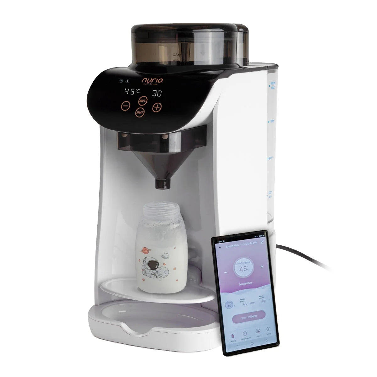 Machine Intelligente de Préparation de Lait Infantile avec Application – Distributeur Automatique de Lait en Poudre GS-801™