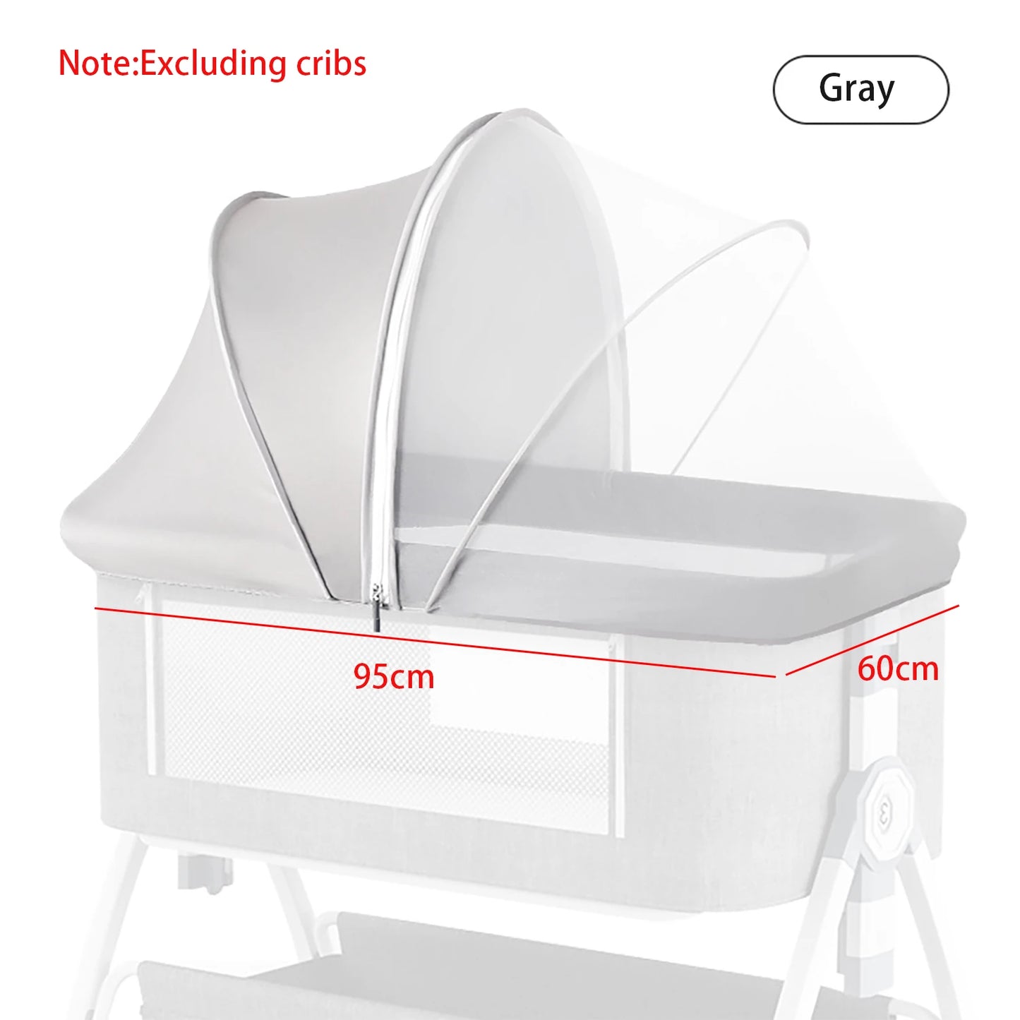 🦟 Moustiquaire Universelle pour Lit Bébé – Pliable, Portable &amp; Anti - Moustiques – Utilisable en Toute Saison™ - Planète bébé