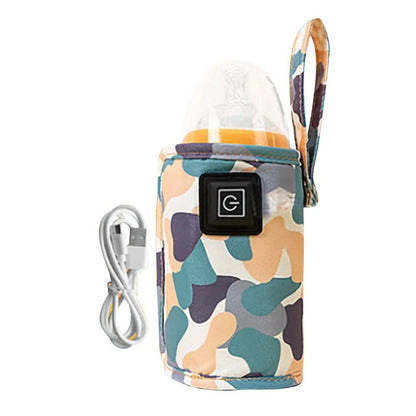 🍼❄️ Chauffe-Biberon USB Nomade – Housse Isotherme pour Biberon – Idéal pour l’Hiver &amp; les Déplacements™ - Planète bébé