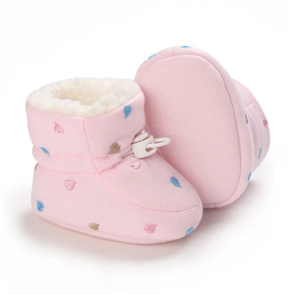 🧣❄️ Bottillons d’Hiver Bébé – Coton Chaud &amp; Semelle Antidérapante – Premiers Pas – 0 à 18 Mois™