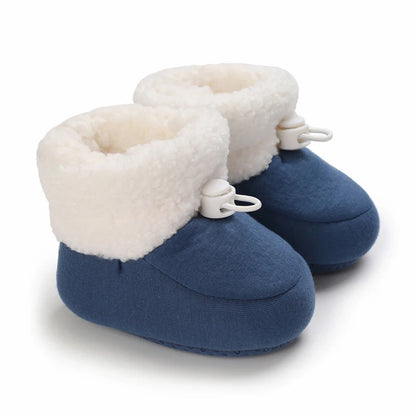 🧣❄️ Bottillons d’Hiver Bébé – Coton Chaud &amp; Semelle Antidérapante – Premiers Pas – 0 à 18 Mois™