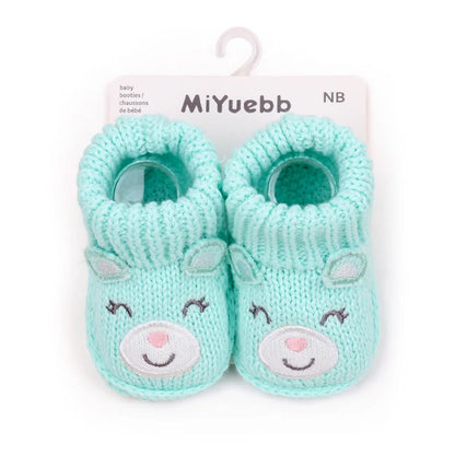 🧦🐾 Chaussettes Bébé Antidérapantes – Motif Animal – Coton Doux et Respirant™