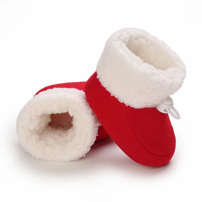 🧣❄️ Bottillons d’Hiver Bébé – Coton Chaud &amp; Semelle Antidérapante – Premiers Pas – 0 à 18 Mois™